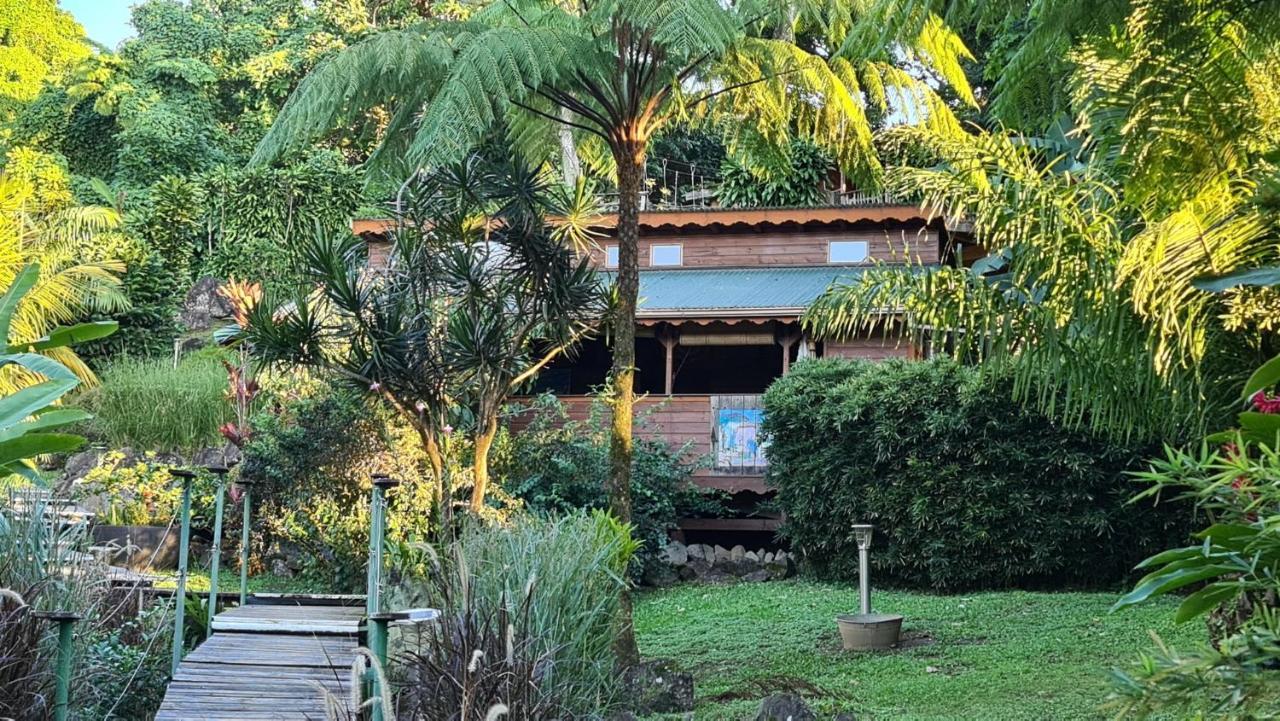 Les Bananes Vertes Ecolodges Saint-Claude Exterior photo